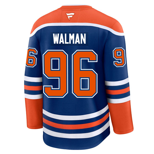 Jake Walman Edmonton Oilers Fanatics Premium Home Jersey