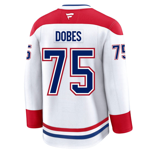Jakub Dobes Montreal Canadiens Fanatics Premium Away Jersey