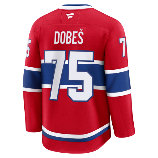Jakub Dobeš Montreal Canadiens Fanatics Premium Home Jersey