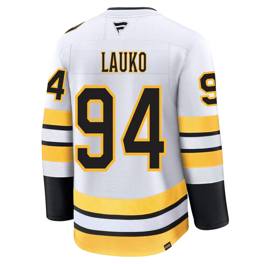 Jakub Lauko Boston Bruins Fanatics Away Premium Jersey