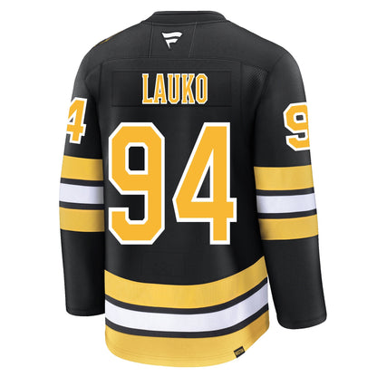 Jakub Lauko Boston Bruins Fanatics Home Premium Jersey