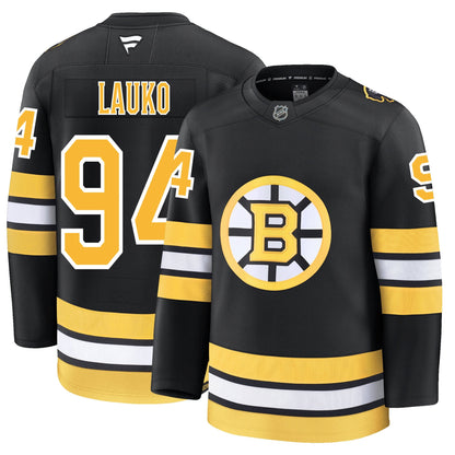 Jakub Lauko Boston Bruins Fanatics Home Premium Jersey