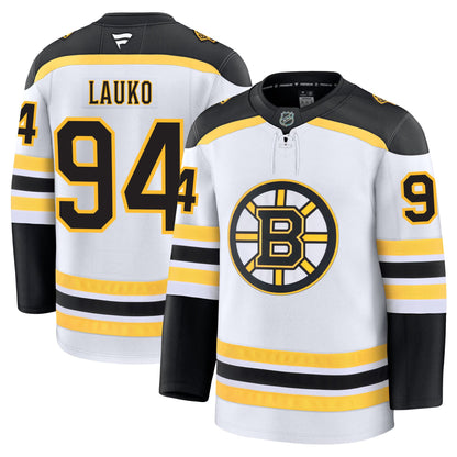 Jakub Lauko Boston Bruins Fanatics Premium Away Jersey