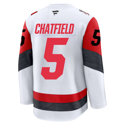 Jalen Chatfield Carolina Hurricanes Fanatics Away Premium Jersey