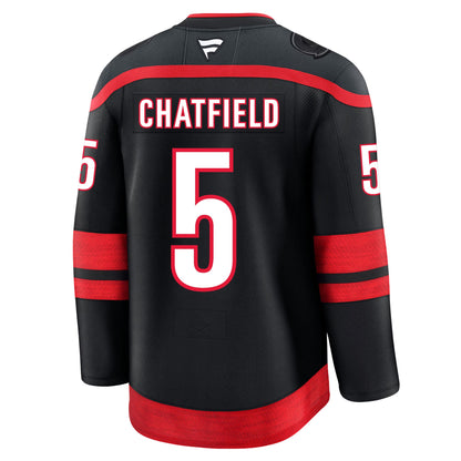 Jalen Chatfield Carolina Hurricanes Fanatics Premium Home Jersey