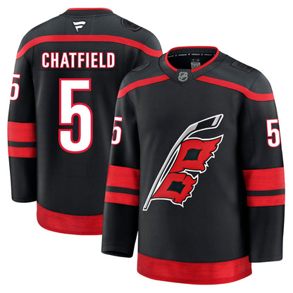 Jalen Chatfield Carolina Hurricanes Fanatics Premium Home Jersey