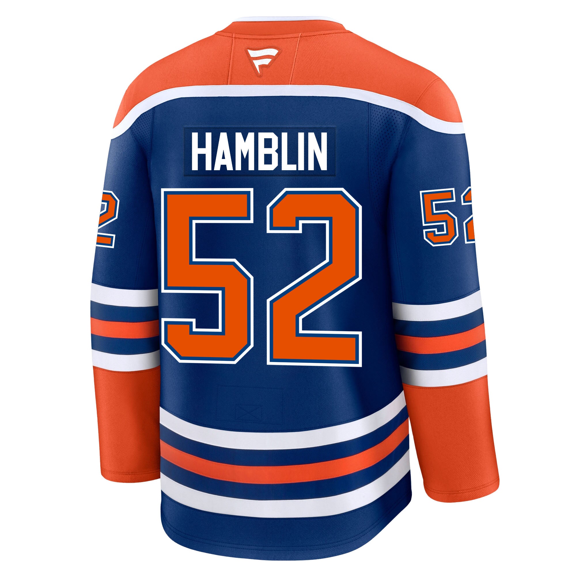 James Hamblin Edmonton Oilers Fanatics Premium Home Jersey – CoolHockey.com