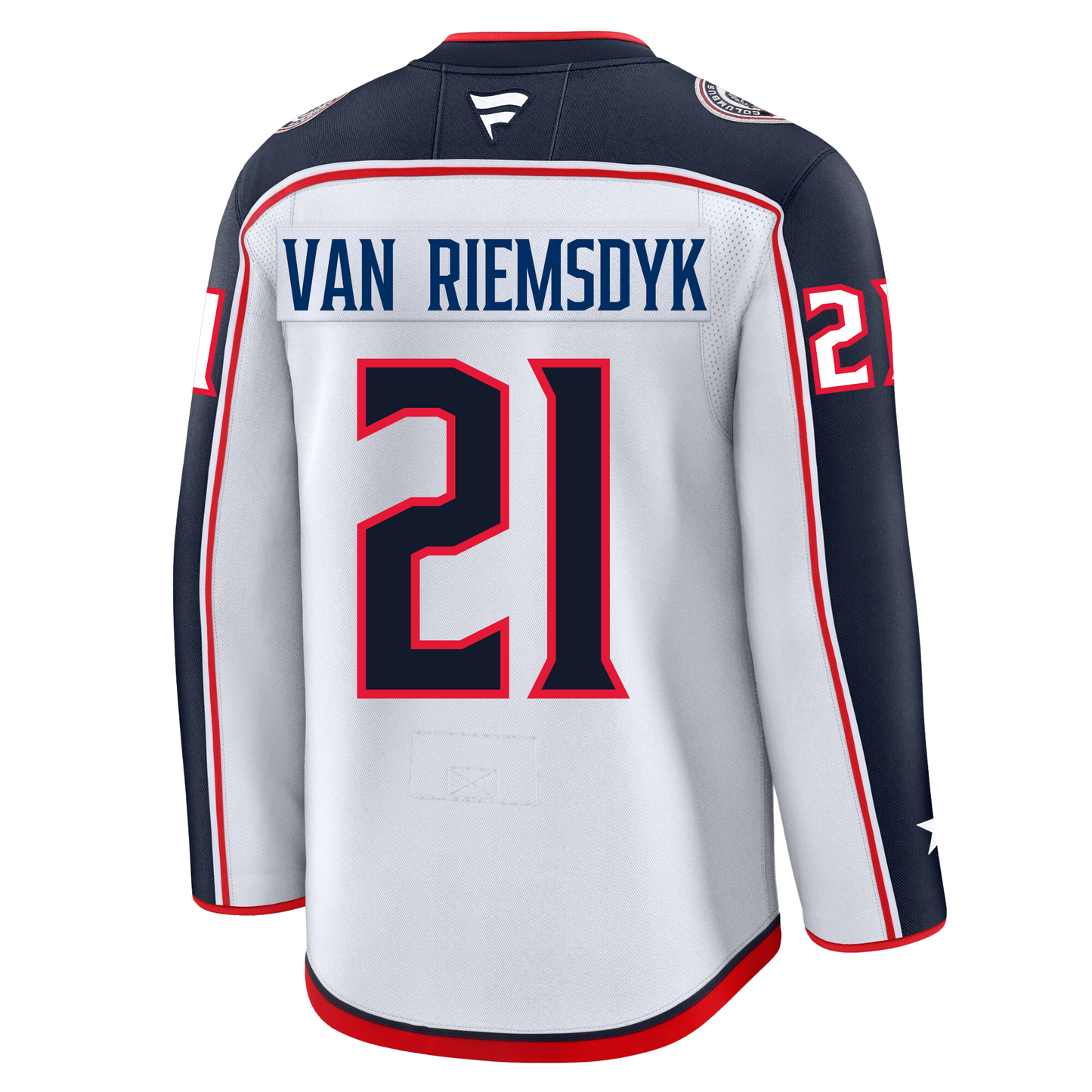 James Van Riemsdyk Columbus Blue Jackets Fanatics Premium Away Jersey