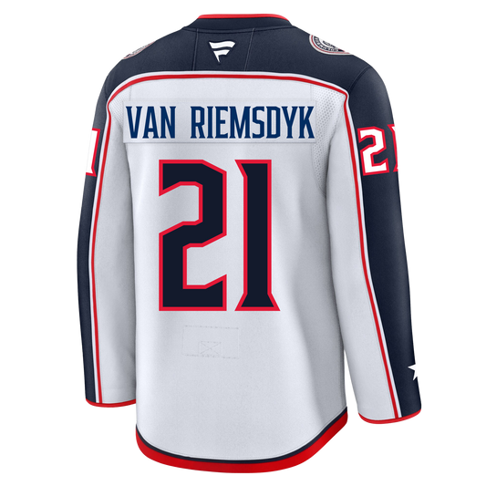James Van Riemsdyk Columbus Blue Jackets Fanatics Premium Away Jersey