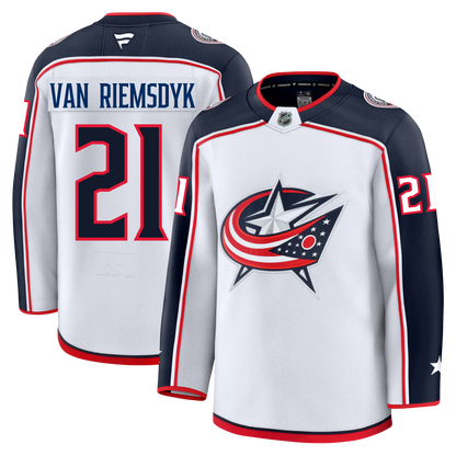 James Van Riemsdyk Columbus Blue Jackets Fanatics Premium Away Jersey