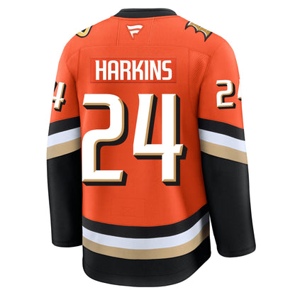 Jansen Harkins Anaheim Ducks Fanatics Premium Home Jersey