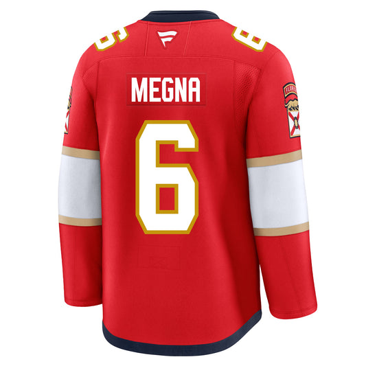 Jaycob Megna Florida Panthers Fanatics Premium Home Jersey