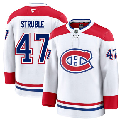 Jayden Struble Montreal Canadiens Fanatics Premium Away Jersey