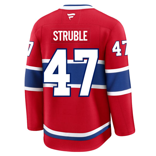 Jayden Struble Montreal Canadiens Fanatics Premium Home Jersey