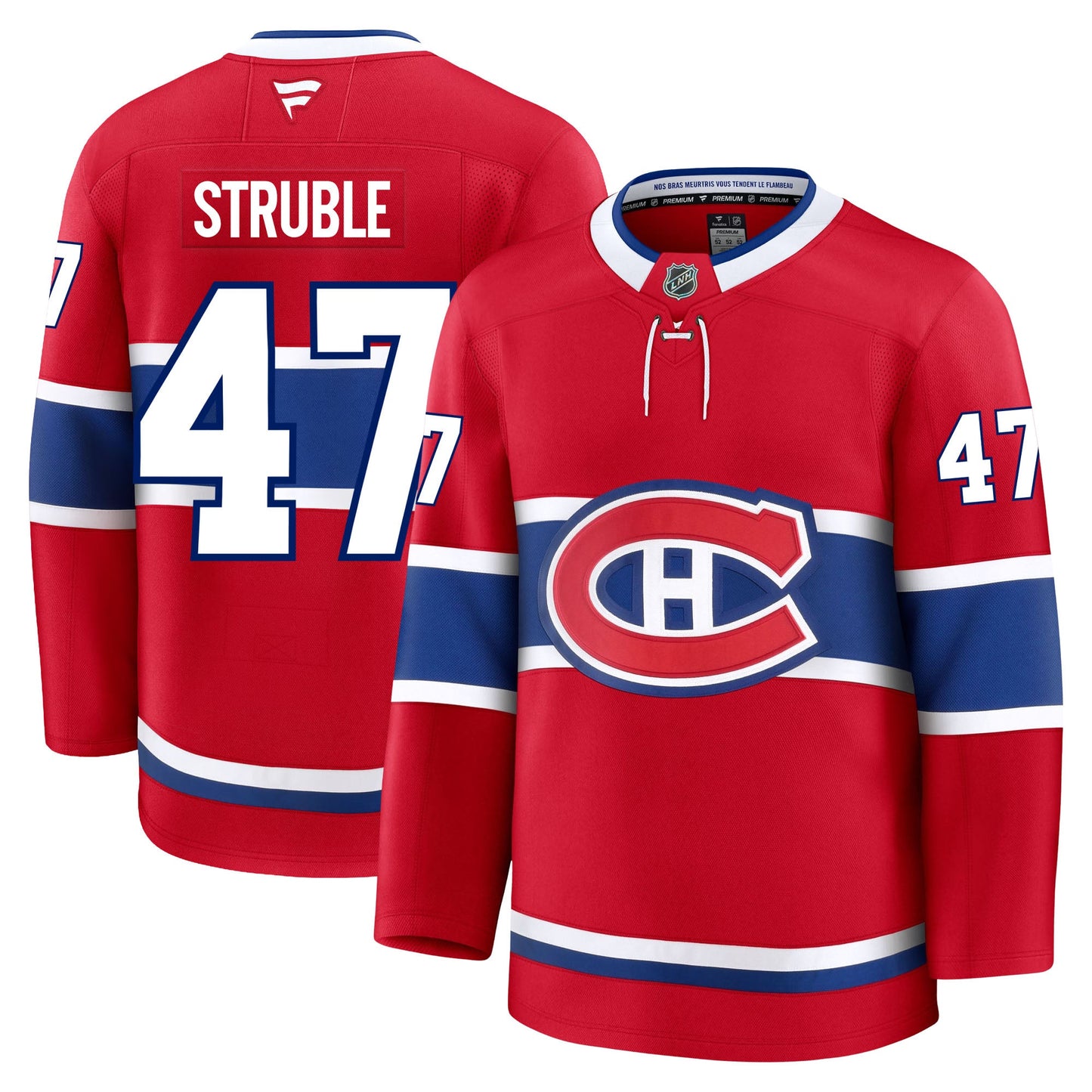 Jayden Struble Montreal Canadiens Fanatics Premium Home Jersey
