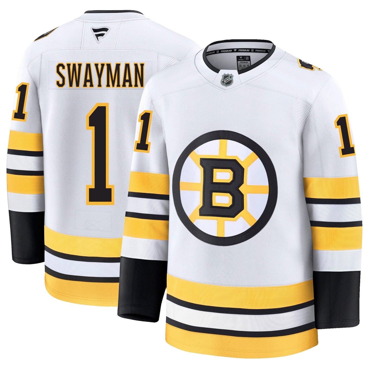 Jeremy Swayman Boston Bruins Fanatics Away Premium Jersey