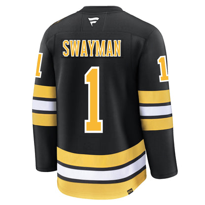 Jeremy Swayman Boston Bruins Fanatics Home Premium Jersey