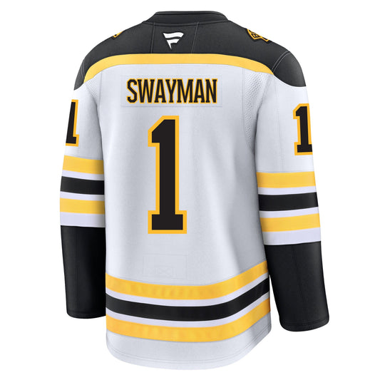 Jeremy Swayman Boston Bruins Fanatics Premium Away Jersey