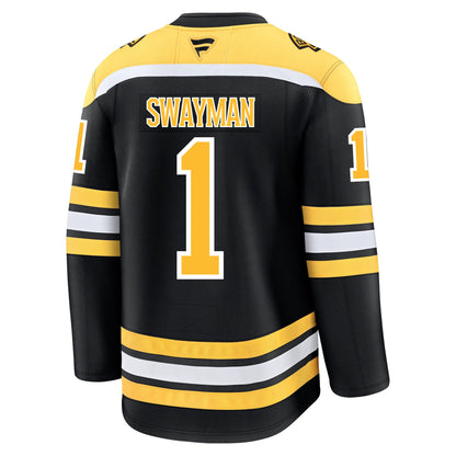 Jeremy Swayman Boston Bruins Fanatics Premium Home Jersey