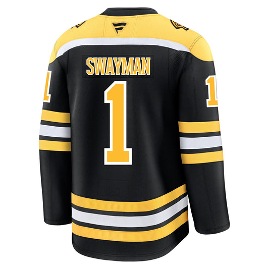 Jeremy Swayman Boston Bruins Fanatics Premium Home Jersey