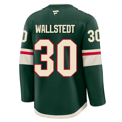 Jesper Wallstedt Minnesota Wild Fanatics Premium Home Jersey