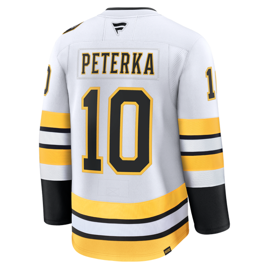 JJ Peterka Boston Bruins Fanatics Away Premium Jersey