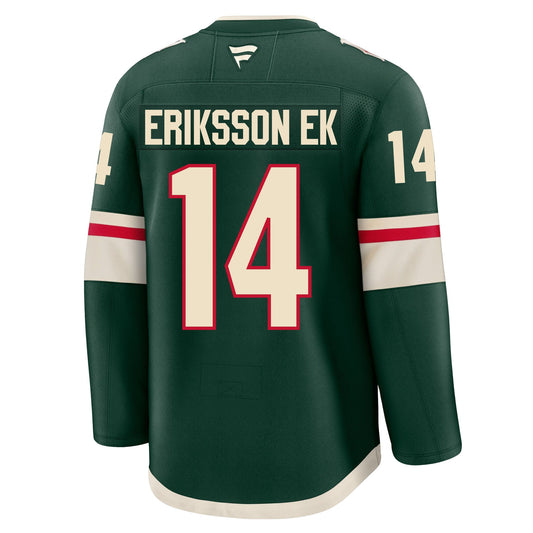 Joel Eriksson Ek Minnesota Wild Fanatics Premium Home Jersey