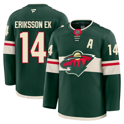 Joel Eriksson Ek Minnesota Wild Fanatics Premium Home Jersey