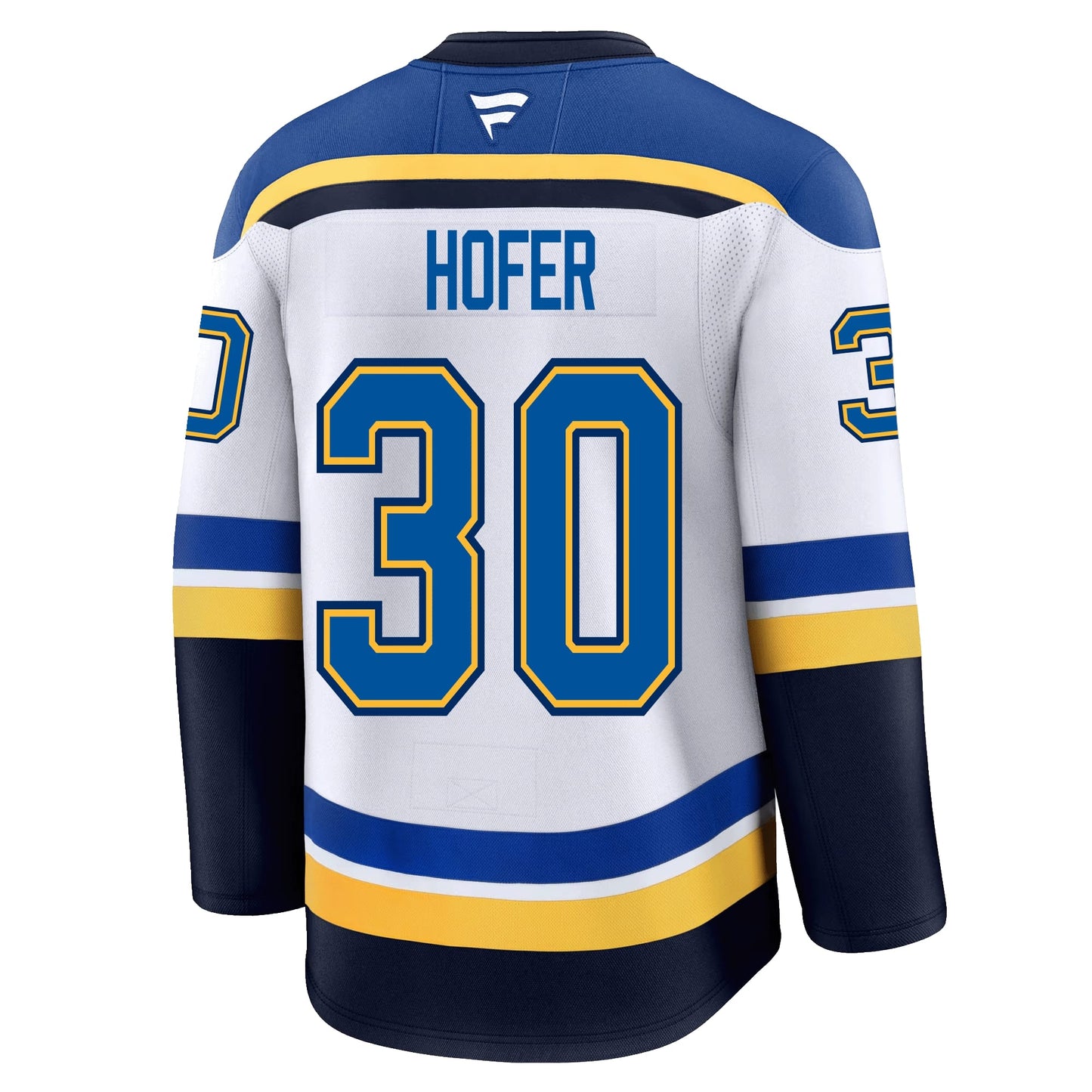 Joel Hofer St. Louis Blues Fanatics Premium Away Jersey