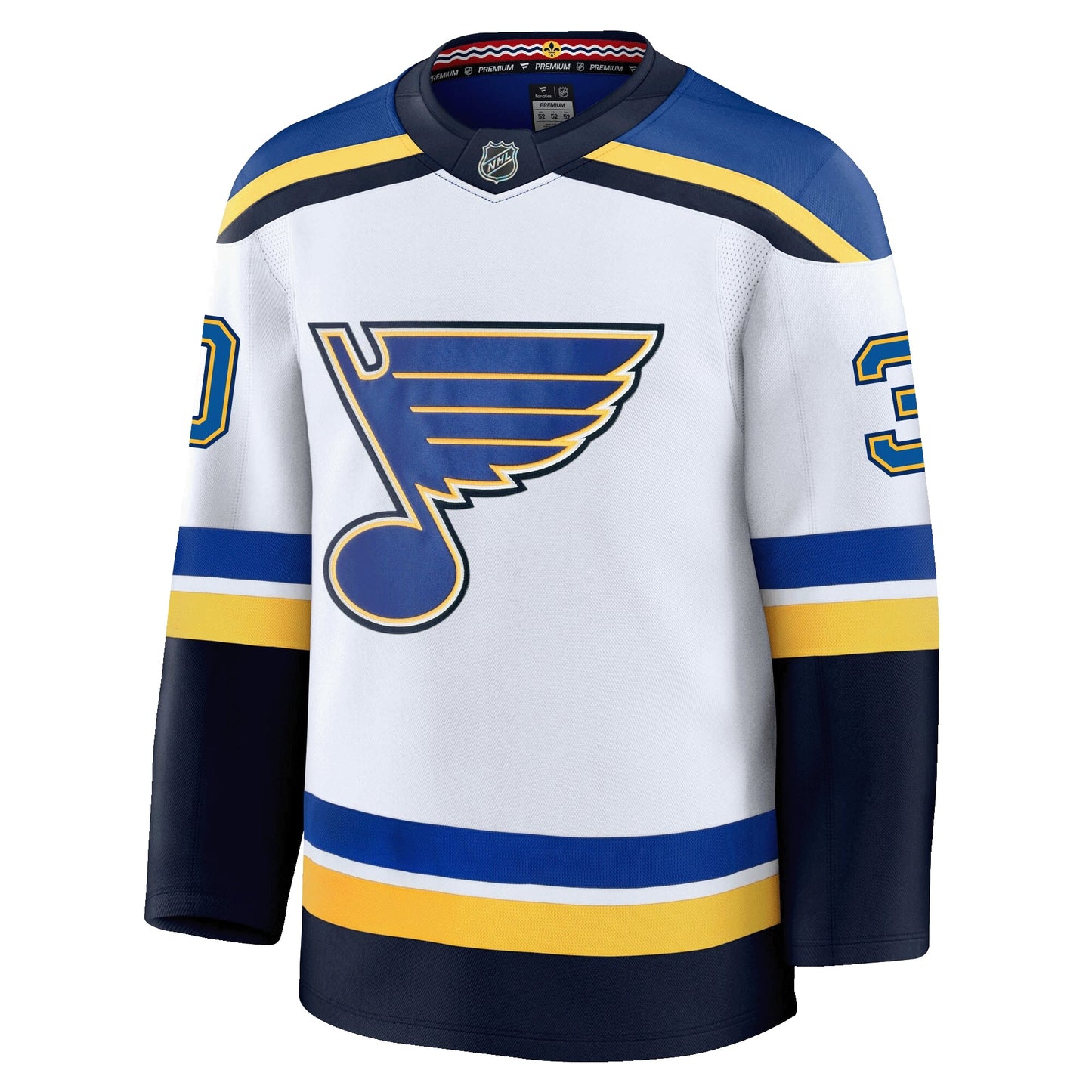 Joel Hofer St. Louis Blues Fanatics Premium Away Jersey