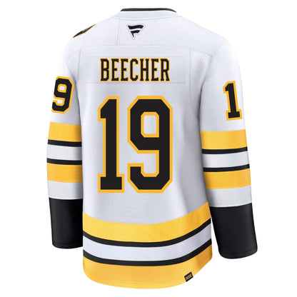 John Beecher Boston Bruins Fanatics Away Premium Jersey