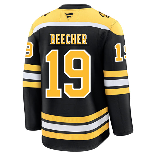 John Beecher Boston Bruins Fanatics Premium Home Jersey