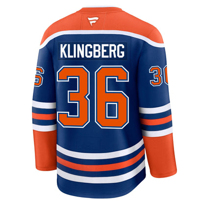 John Klingberg Edmonton Oilers Fanatics Premium Home Jersey