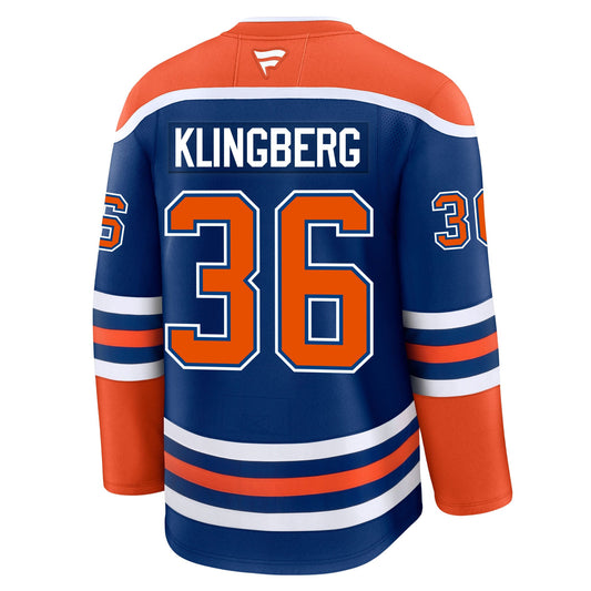 John Klingberg Edmonton Oilers Fanatics Premium Home Jersey