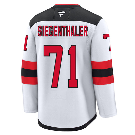 Jonas Siegenthaler New Jersey Devils Fanatics Premium Away Jersey