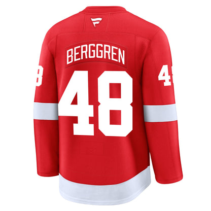 Jonatan Berggren Detroit Red Wings Fanatics Premium Home Jersey