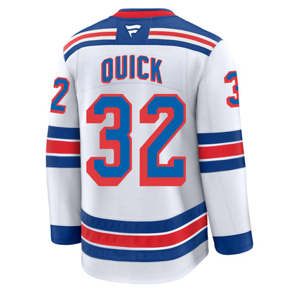 Jonathan Quick New York Rangers Fanatics Premium Away Jersey