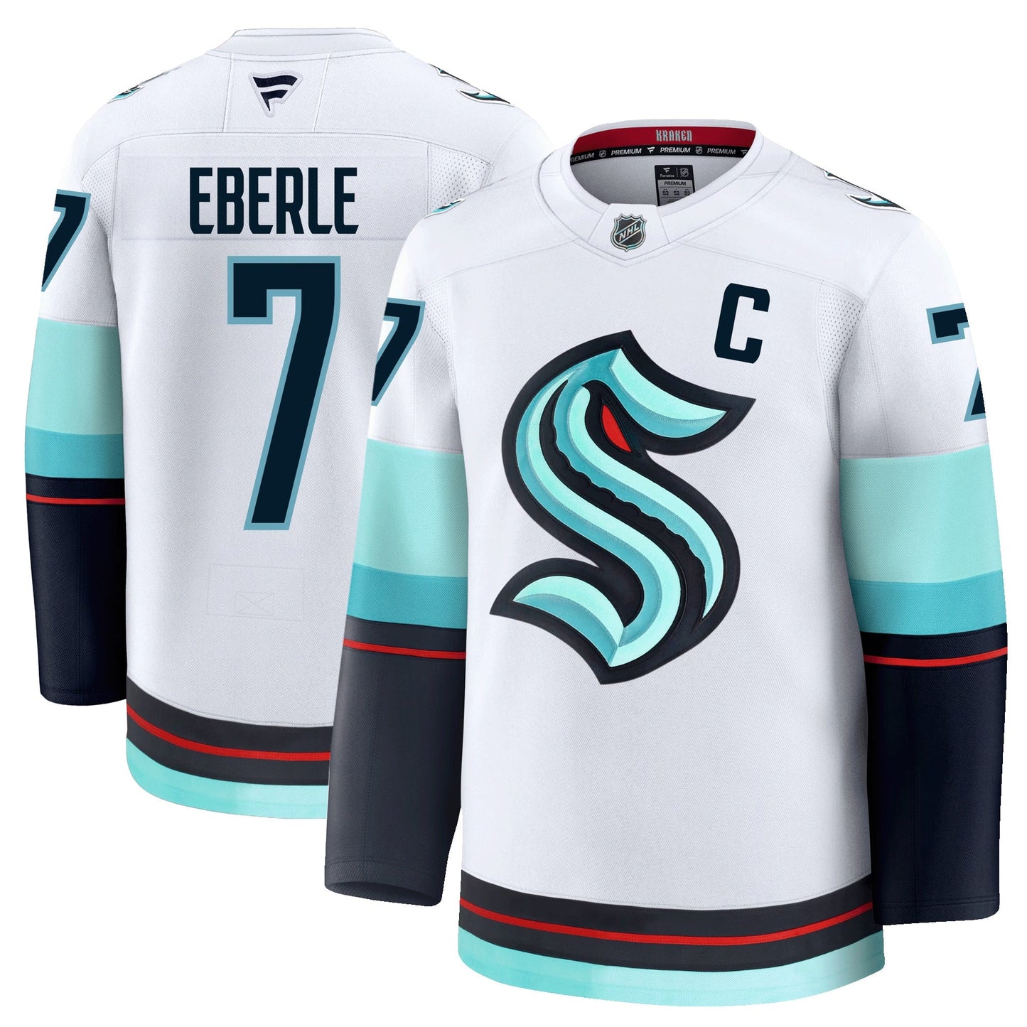 Jordan Eberle Seattle Kraken Fanatics Premium Away Jersey
