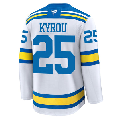 Jordan Kyrou St Louis Blues Fanatics Away Premium Jersey