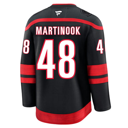 Jordan Martinook Carolina Hurricanes Fanatics Premium Home Jersey