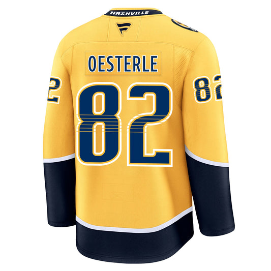 Jordan Oesterle Nashville Predators Fanatics Premium Home Jersey