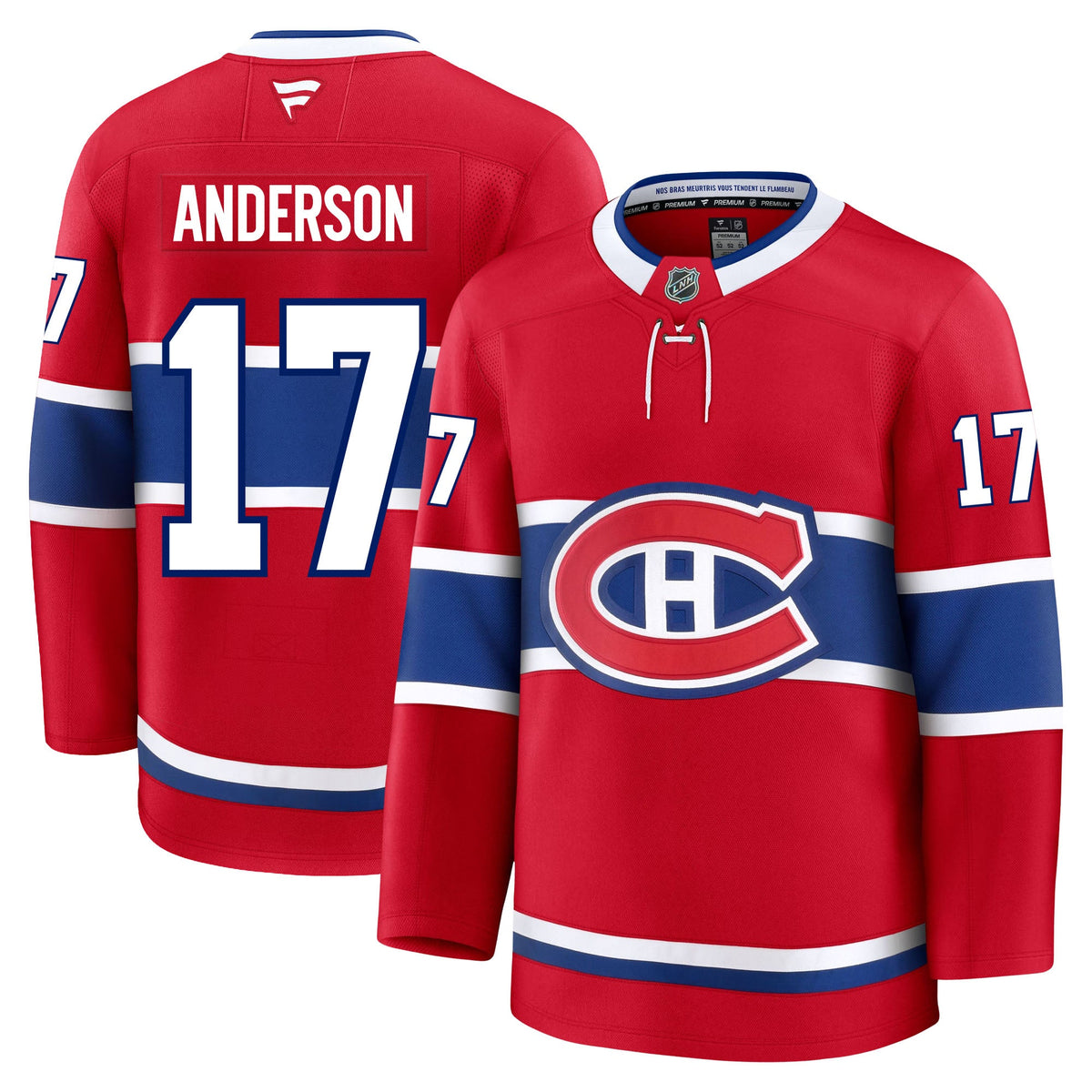 Josh Anderson Montreal Canadiens Fanatics Premium Home Jersey