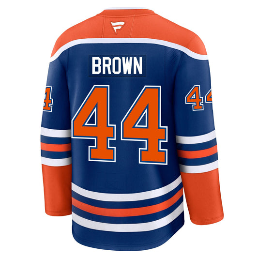 Joshua Brown Edmonton Oilers Fanatics Premium Home Jersey