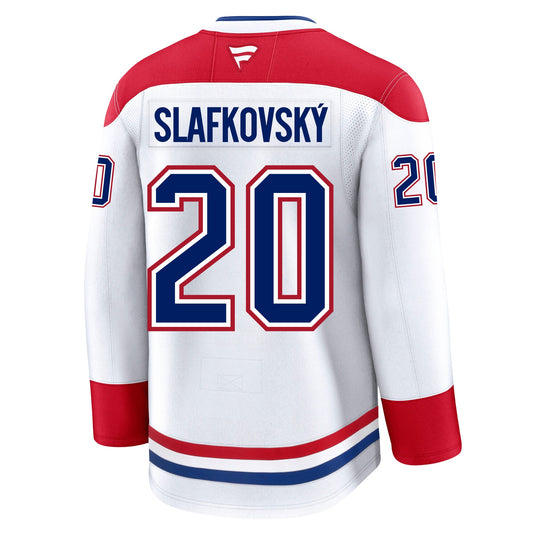 Juraj Slafkovsk‚Äö√†√∂≈í¬© Montreal Canadiens Fanatics Premium Away Jersey
