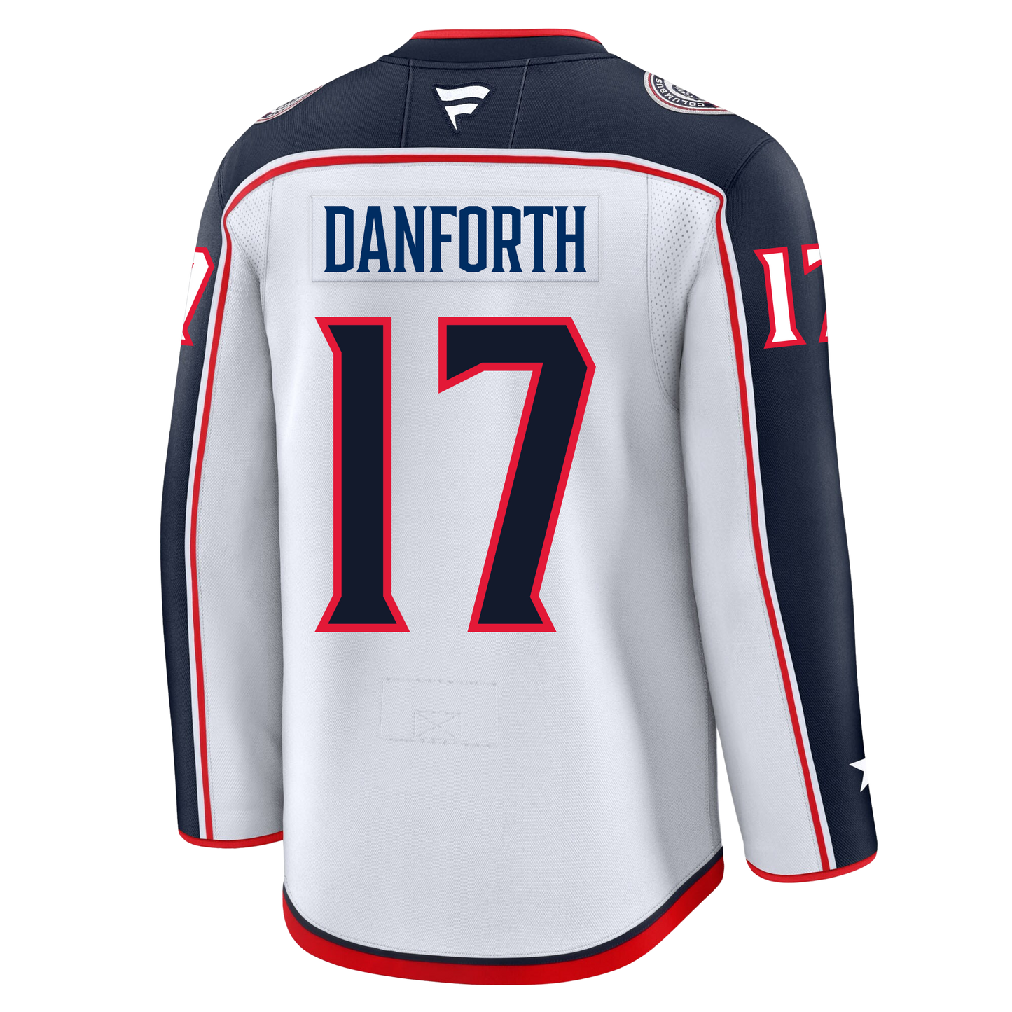 Justin Danforth Columbus Blue Jackets Fanatics Premium Away Jersey
