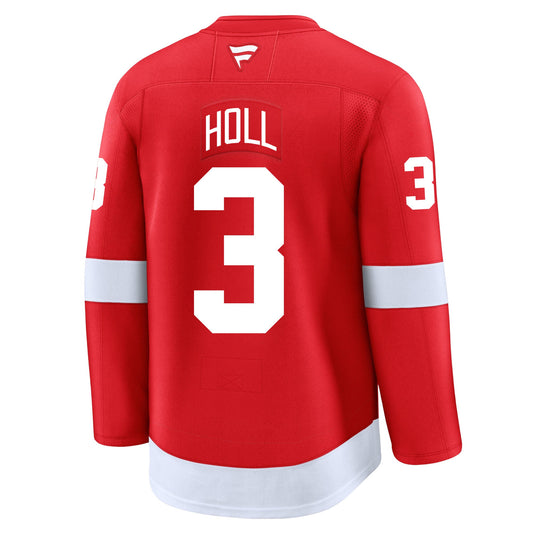 Justin Holl Detroit Red Wings Fanatics Premium Home Jersey