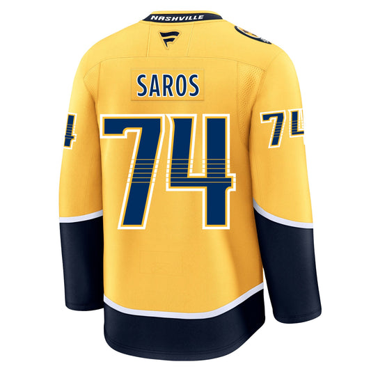 Juuse Saros Nashville Predators Fanatics Premium Home Jersey