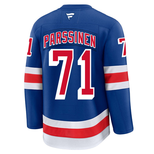 Juuso Parssinen New York Rangers Fanatics Premium Home Jersey