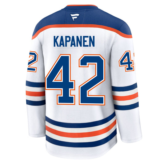 Kasperi Kapanen Edmonton Oilers Fanatics Premium Away Jersey
