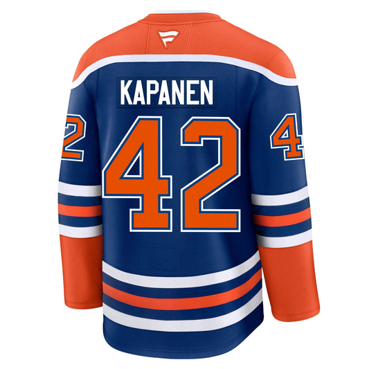Kasperi Kapanen Edmonton Oilers Fanatics Premium Home Jersey